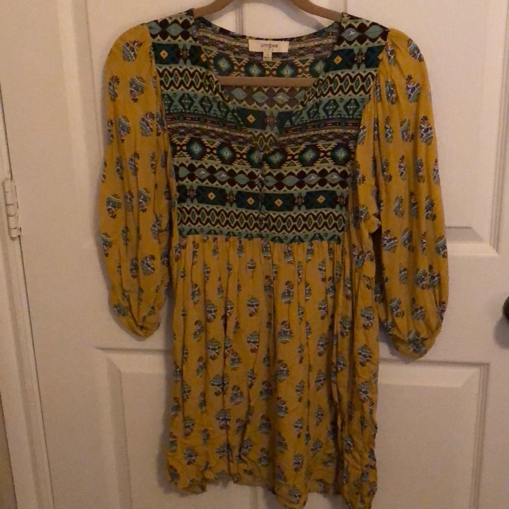 UmGee three quarter sleeve dress